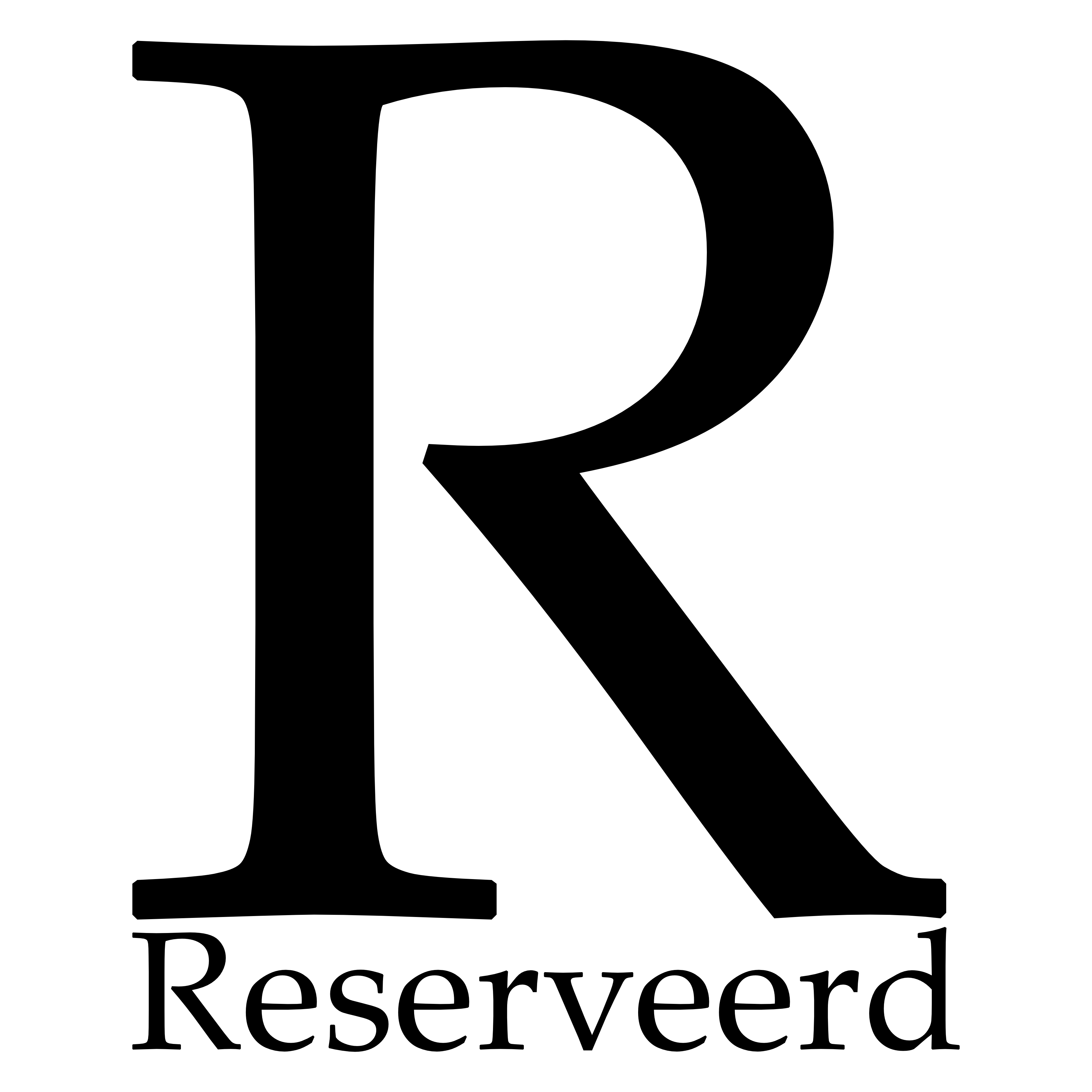 Reserveerd Logo